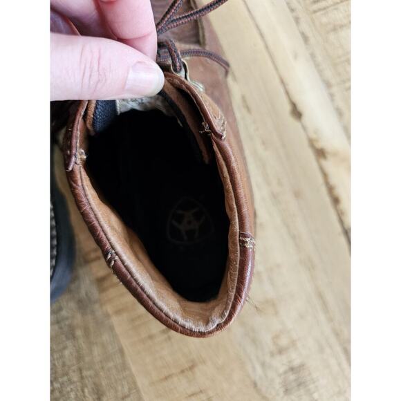 Ariat Switchback Leather Chukka Boots Men's Size 9.5B Brown Hiking Waterproof - Picture 7 of 13